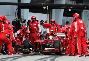 Ferrari trabaja a fondo el ritmo en la calificación