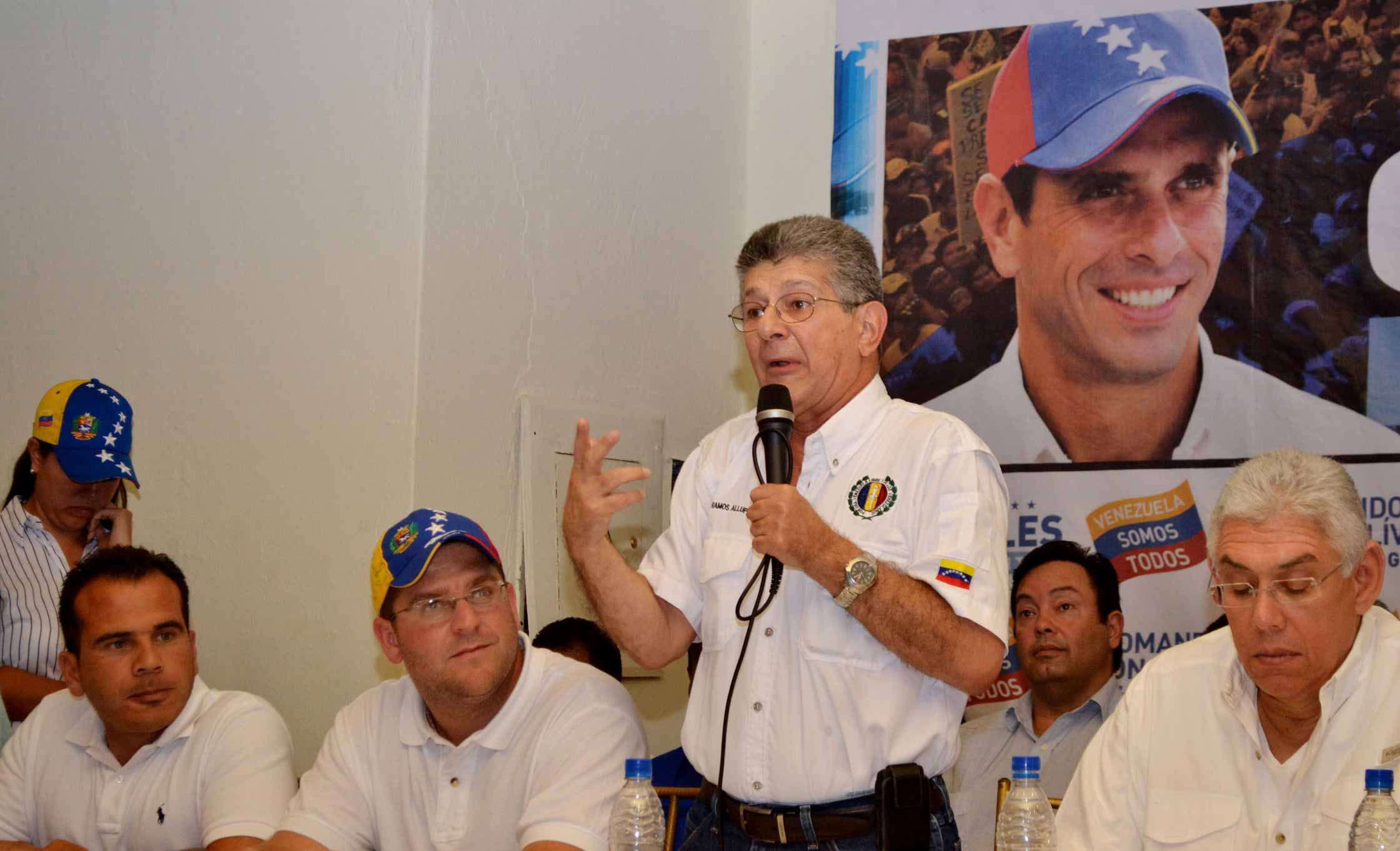 Ramos Allup: “Venezuela está peligrando en la frontera”