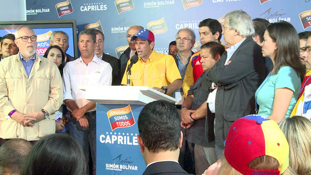 Capriles: Maduro es el derrotado (Video)
