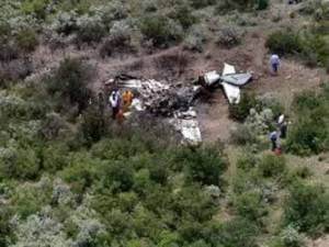 Mueren seis personas al desplomarse una avioneta de la fiscalía mexicana (Fotos)