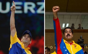 Capriles y Maduro intercambian acusaciones a ocho días de las elecciones