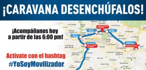 Esta es la ruta de la ¡Caravana Desenchúfalos! en el Área Metropolitana