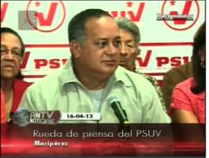 Diosdado Cabello: Pueden marchar pacíficamente pero sin destruir cosas
