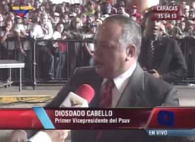 Diosdado Cabello: El conteo de votos se hizo ayer