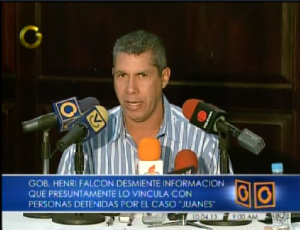 Henri Falcón desmiente información que lo vincula con el caso Los Juanes