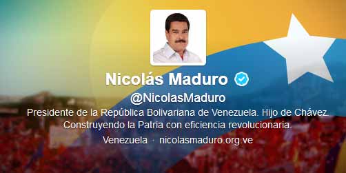 Maduro habla de fascismo en Twitter