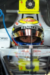 Maldonado contento con su monoplaza en el GP británico de F1