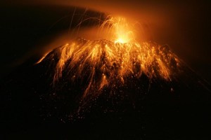 Alerta naranja en Ecuador por volcán Tungurahua