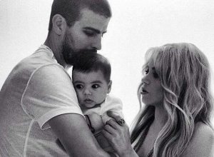 Así celebran Piqué y Shakira los 4 meses de su hijo Milan