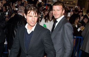 Tom Cruise quiere convertir a David Beckham en estrella de cine