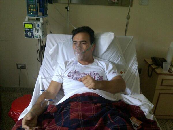 Antonio Rivero se encuentra hospitalizado tras presentar infección pulmonar (Foto)