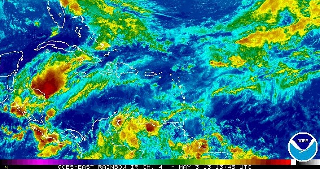 Así está el clima en Venezuela hoy 3 de mayo (imagen satelital)