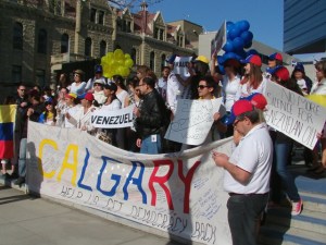 Venezolanos en el extranjero manifestaron en siete ciudades de Canadá (Fotos)