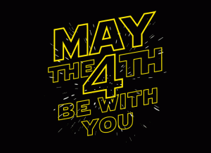 Es 4 de mayo, día de Star Wars… ¡Que la Fuerza te acompañe!