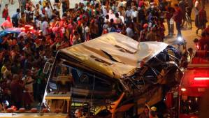 Trece muertos en accidentes con buses en Rio de Janeiro desde abril