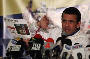 Capriles: La legitimidad se gana con el voto popular, Maduro se robó las elecciones
