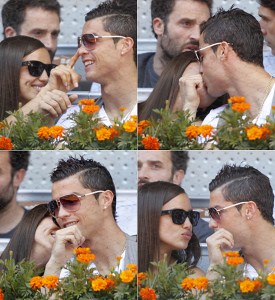 Cristiano Ronaldo e Irina Shayk se muestran muy cariñosos (Foto)