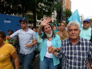 María Corina Machado: Así como no nos sacarán de la AN, tampoco lo harán de las calles