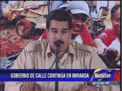 Maduro celebra el día de las madres desde el cuartel de La Montaña