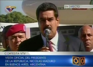 Maduro: Hemos pedido ayuda agrícola a Argentina