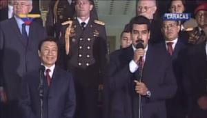 Maduro se reunió con Yuanchao esta noche en Miraflores