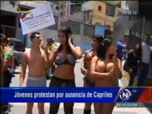 Se desnudaron por “ausencia” de Capriles (Ah bueno + silicón socialista + colega con lengua loca)