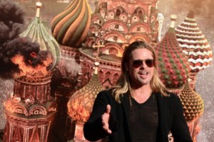 Un encantador Brad Pitt abrió el Festival de Cine de Moscú con “World War Z”