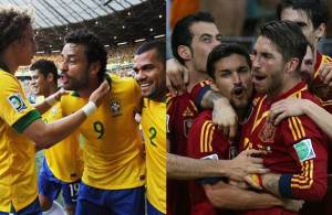 Brasil y España definen el campeonato en el partido más bonito del mundo