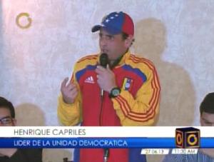 Capriles afina detalles de la campaña electoral con candidatos a alcaldes