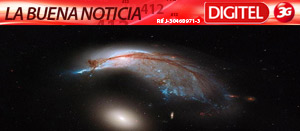 El Hubble fotografía el impresionante encuentro de dos galaxias