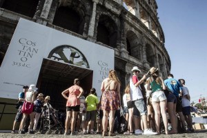Cierran el Coliseo romano por protesta de trabajadores