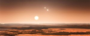 Descubren un sistema con tres planetas donde podría haber agua líquida y vida