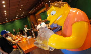 Hacen realidad los restaurantes de “Los Simpsons” (Video)