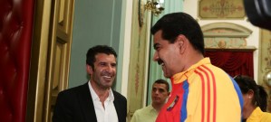 Figo se reunió con Maduro (Fotos)