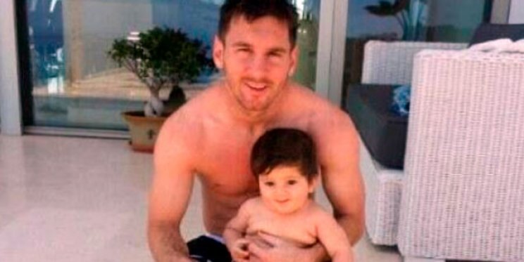 La tierna foto de Messi