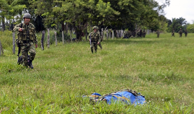 Muertos 13 guerrilleros en operaciones militares en Colombia