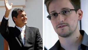 Snowden: Ecuador es “un ejemplo para el mundo”