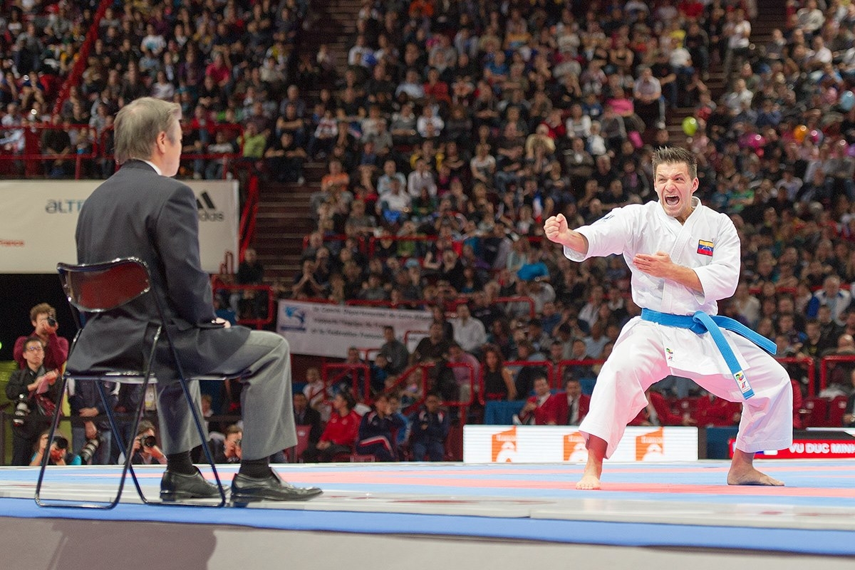 ¡Lo hizo! Antonio Díaz logró la medalla de oro del kata en los World Games