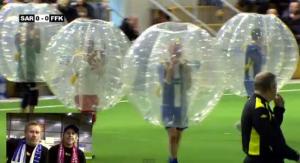 El “fútbol burbuja” arrasa en Europa (Video + Genial)