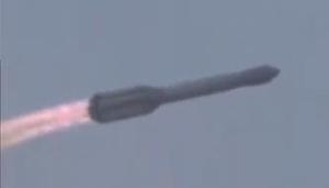 Así explotó en el aire el cohete ruso (Video)
