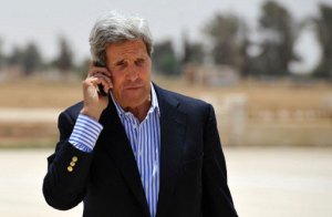 Kerry llega a Ramala para entrevistarse con Abas