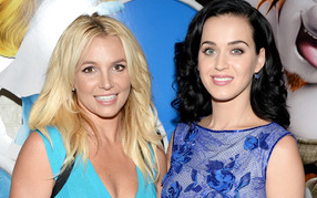 Katy Perry no contuvo la emoción en su encuentro con Britney Spears (Foto)