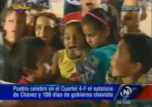 Maduro dirige coro de niños (Video)