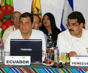 Venezuela y Ecuador revisarán proyectos en materia de energía, comercio, seguridad y defensa