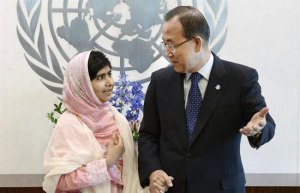 ONU homenajea a la niña más valiente del mundo
