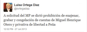 El error de la Fiscal Ortega Díaz (Imagen)