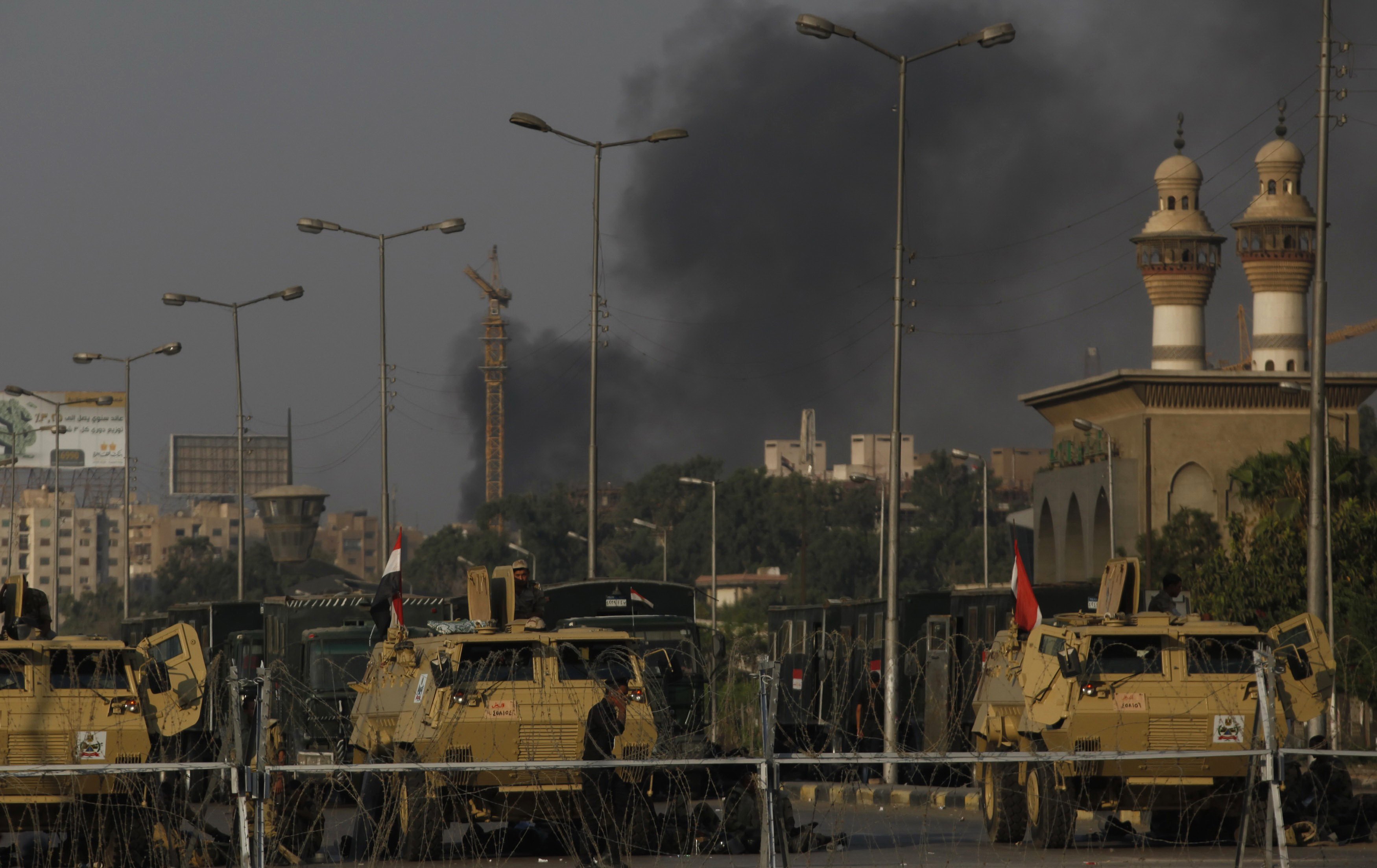 Al menos 578 muertos en enfrentamientos del miércoles en Egipto