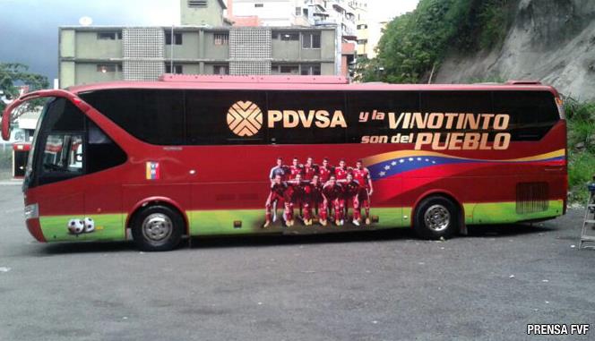 Vinotinto tiene nuevo autobús (Foto)