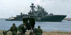 Llegan a Venezuela buques rusos de guerra