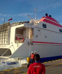 El ferry Virgen del Valle II no inició operaciones comerciales